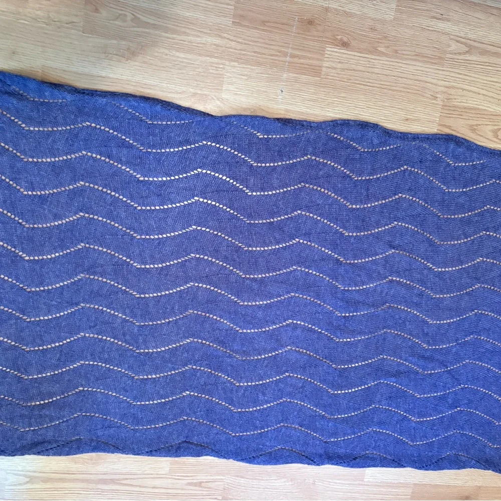 Nardi & Tagliaferri Luxury Mohair Wool Blend Scarf 28”x 84” Shawl Wrap - Picture 14 of 16